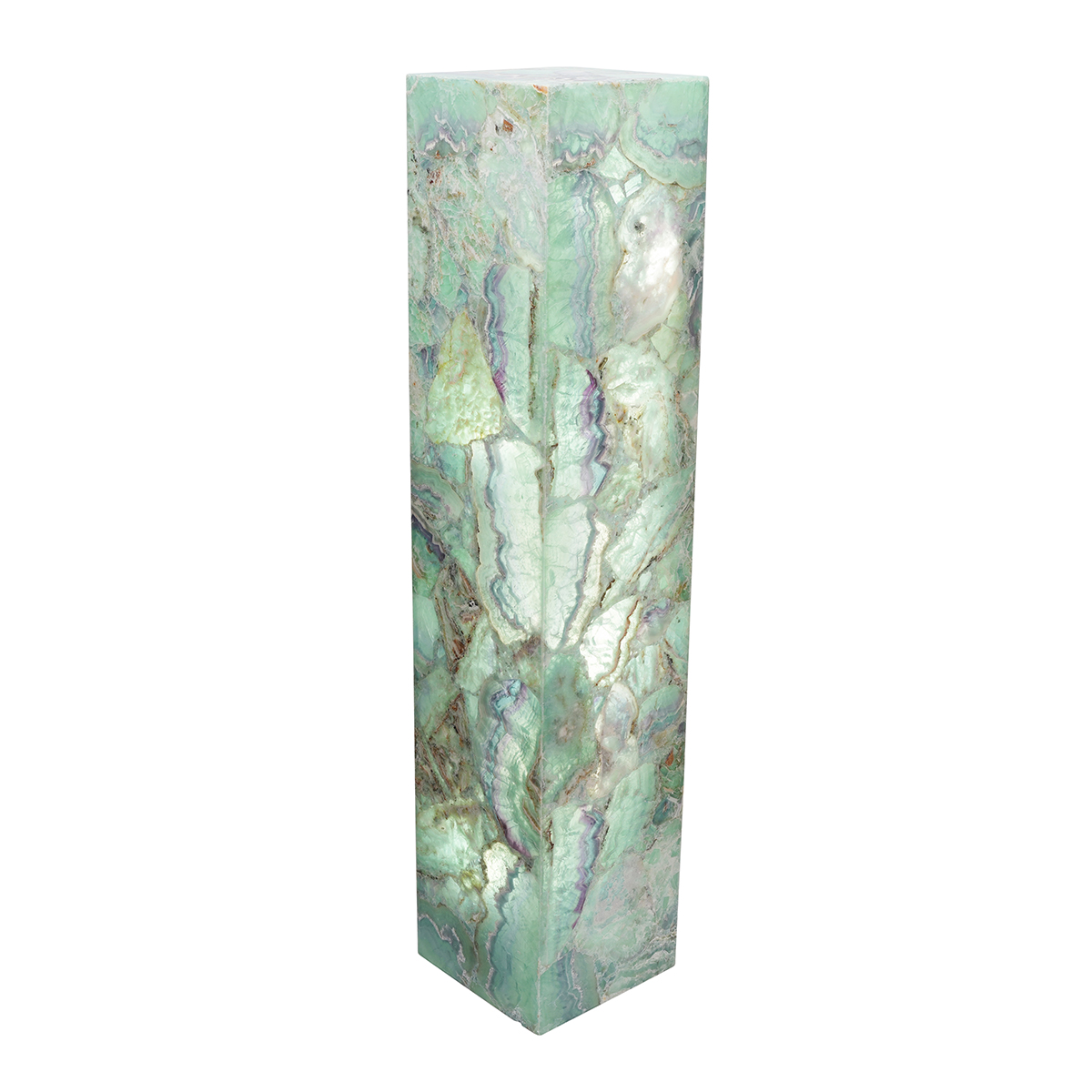 Fluorite One of a Kind Lamps