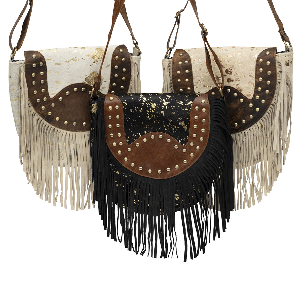 Fringe Crescent Purse