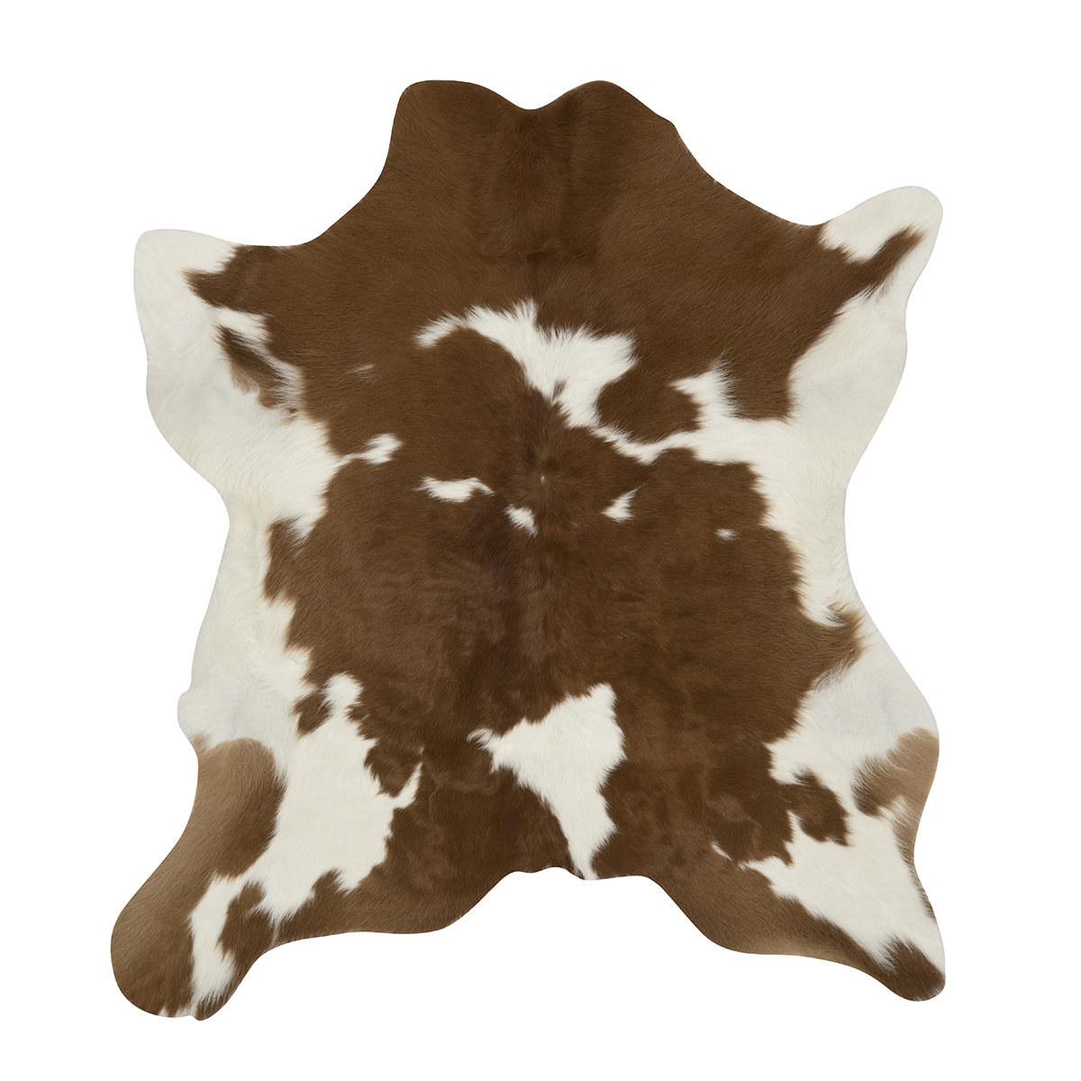Brown & White Cloudy Calf