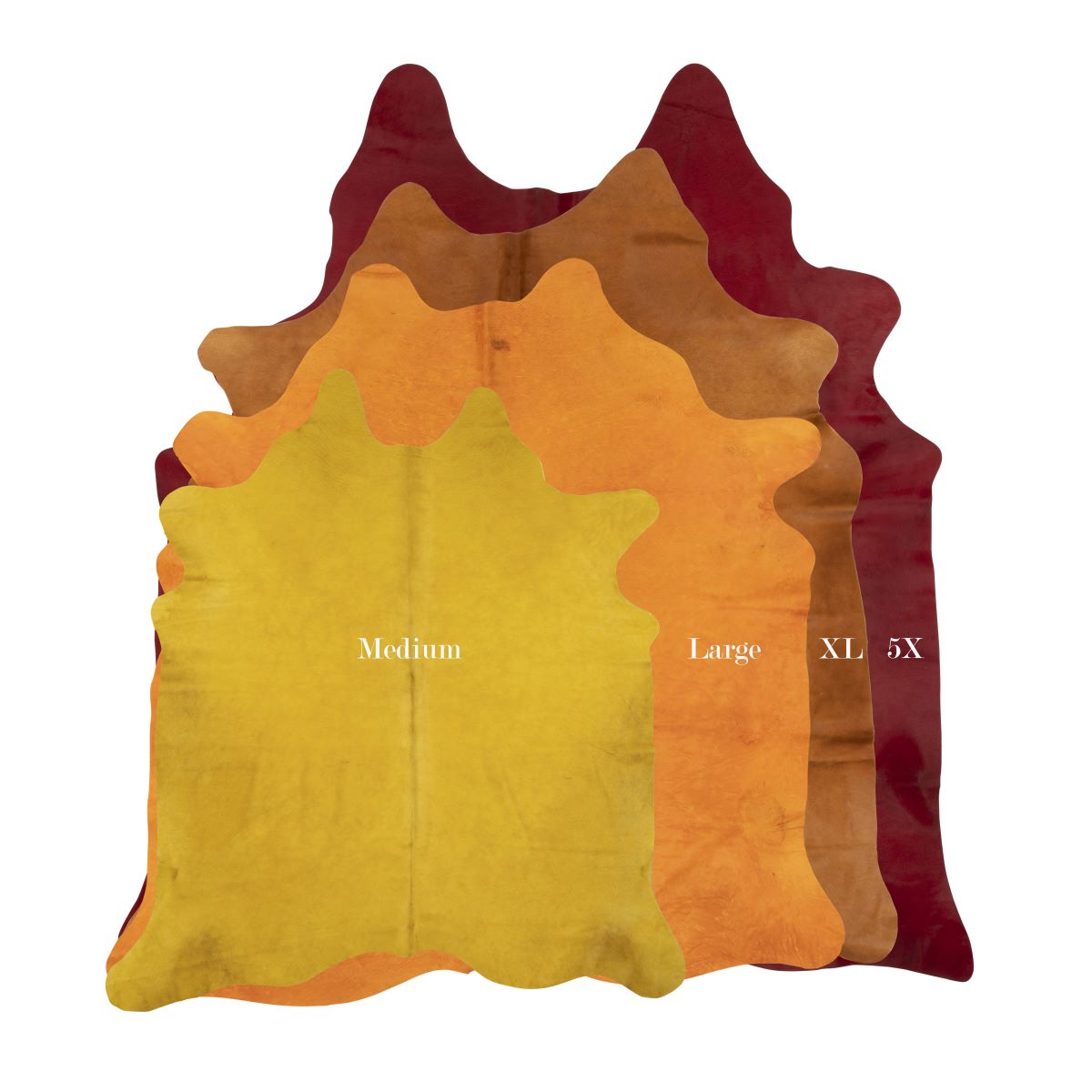 Tricolor Cowhide