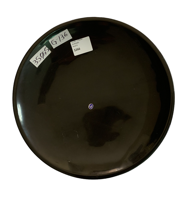 Black Marble Charger Plate