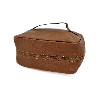 Cowhide & Leather Toiletry Bag (Closeout)