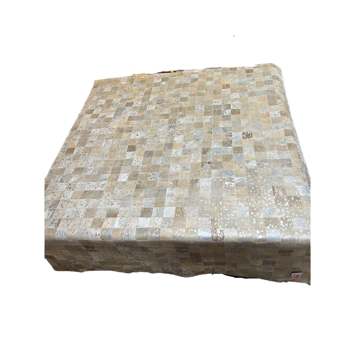8x10 Silver Acid Wash Cowhide Rug-blocks