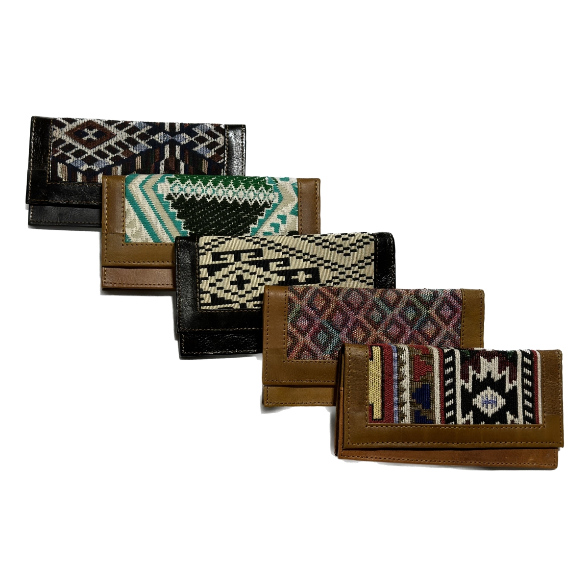 Fabric & Leather Wallet