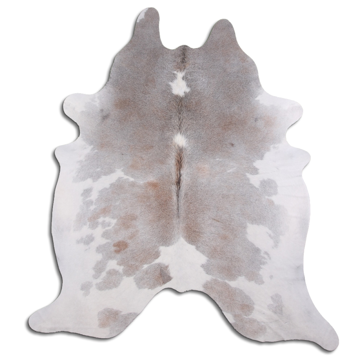 Grey Cloudy Cowhide