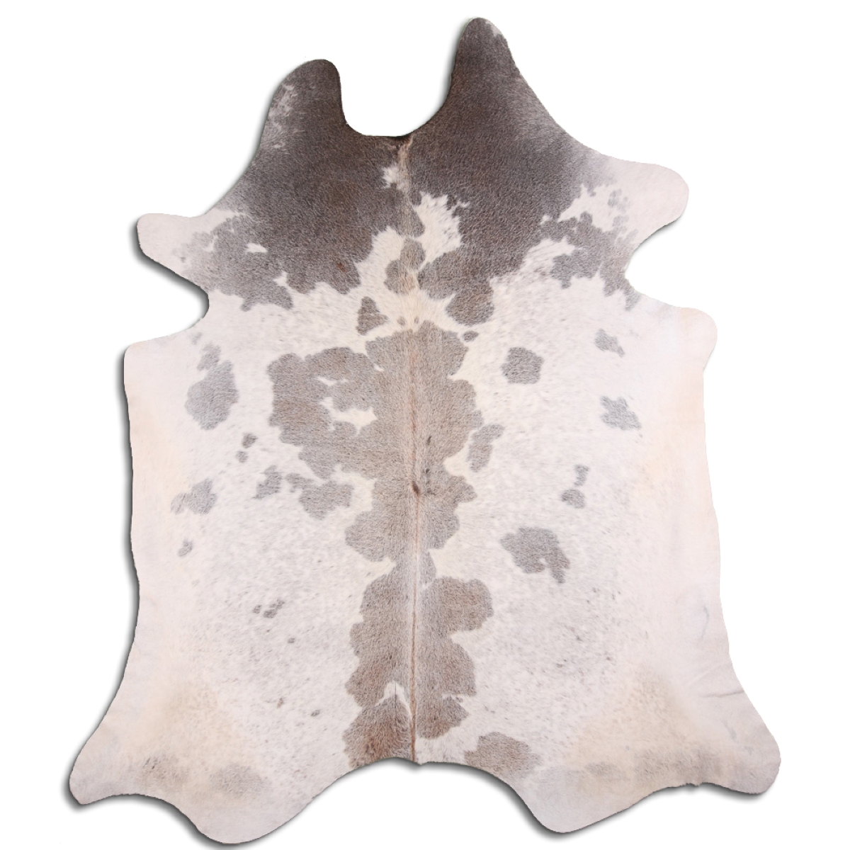 Grey Cloudy Cowhide
