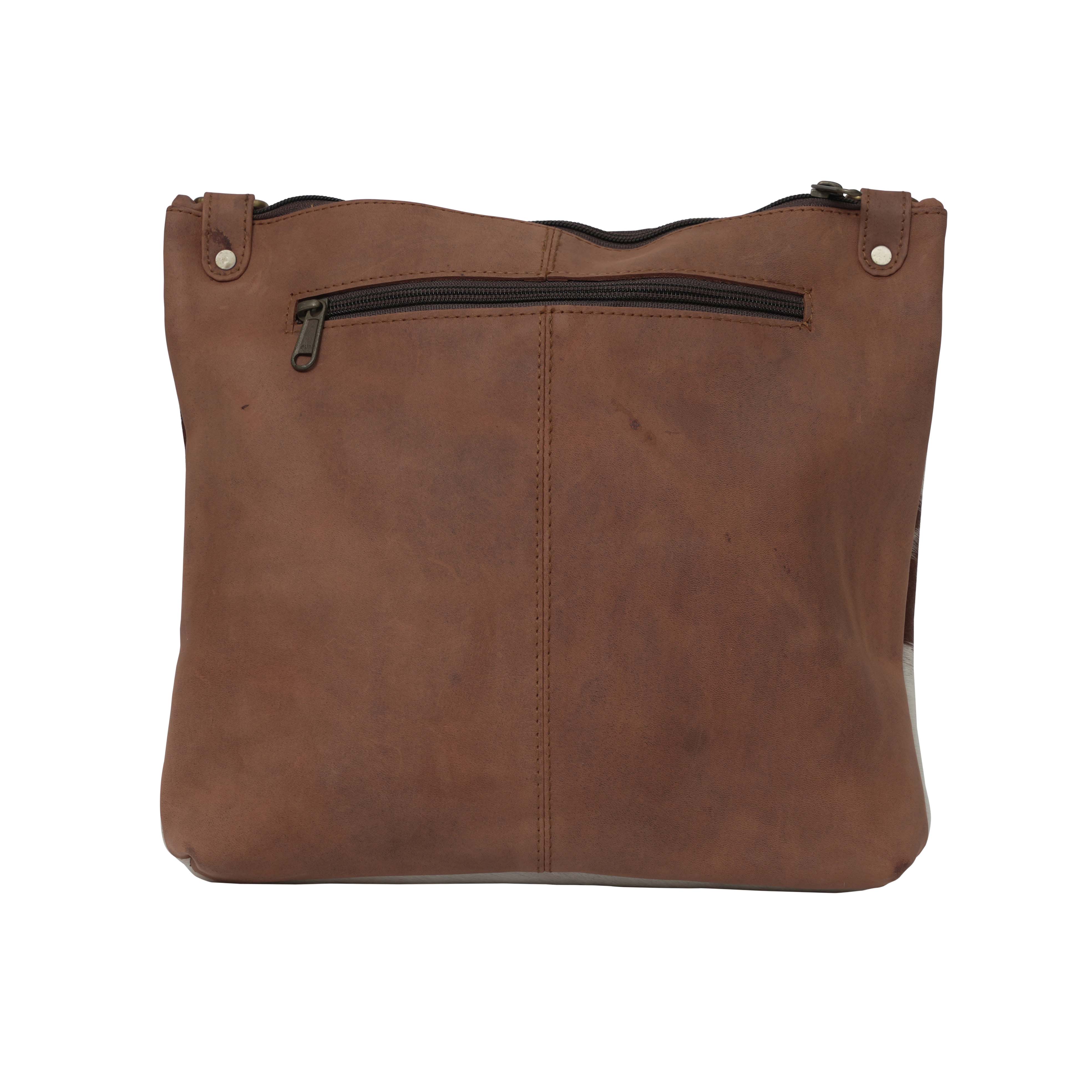 Cowhide Flat Crossbody
