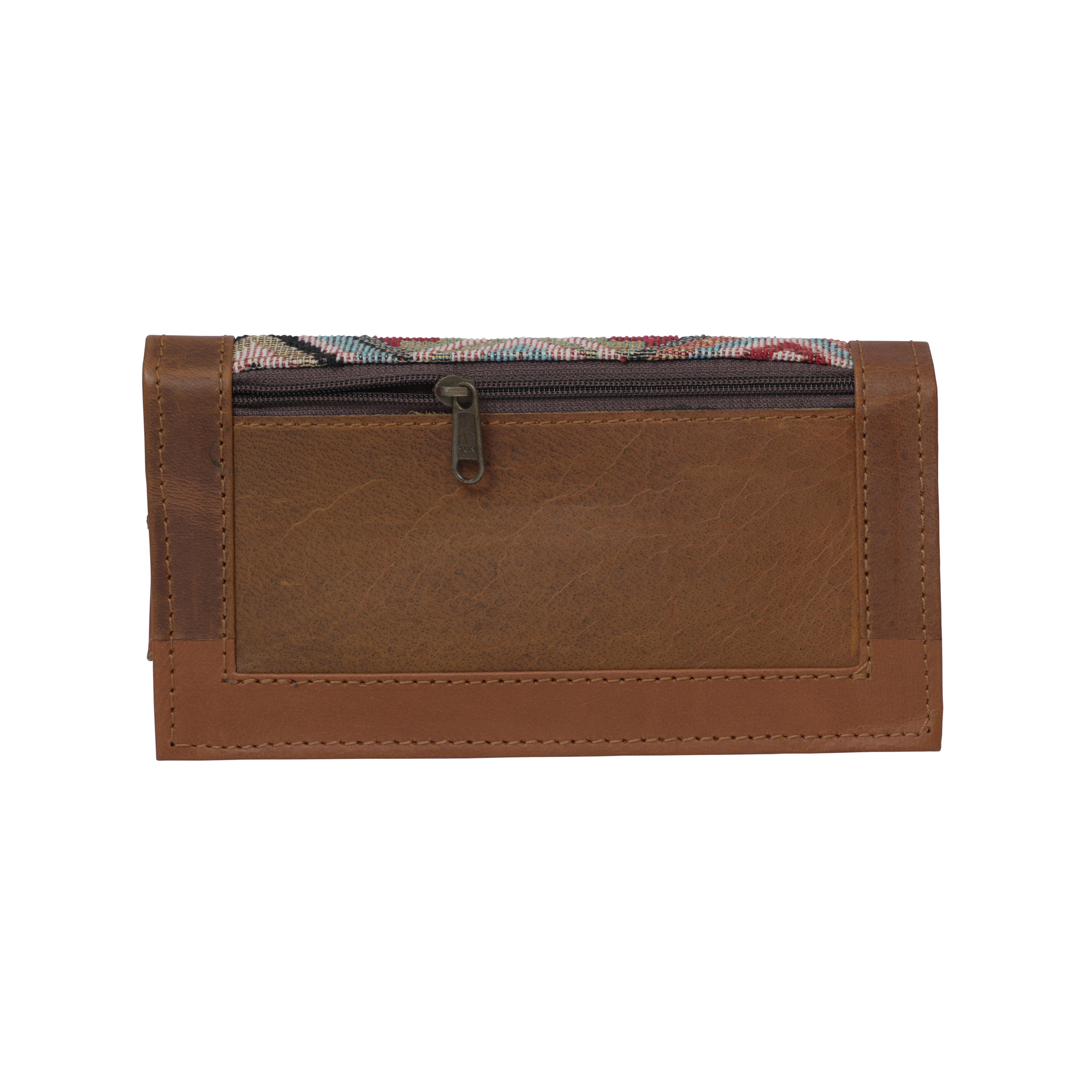 Fabric & Leather Wallet
