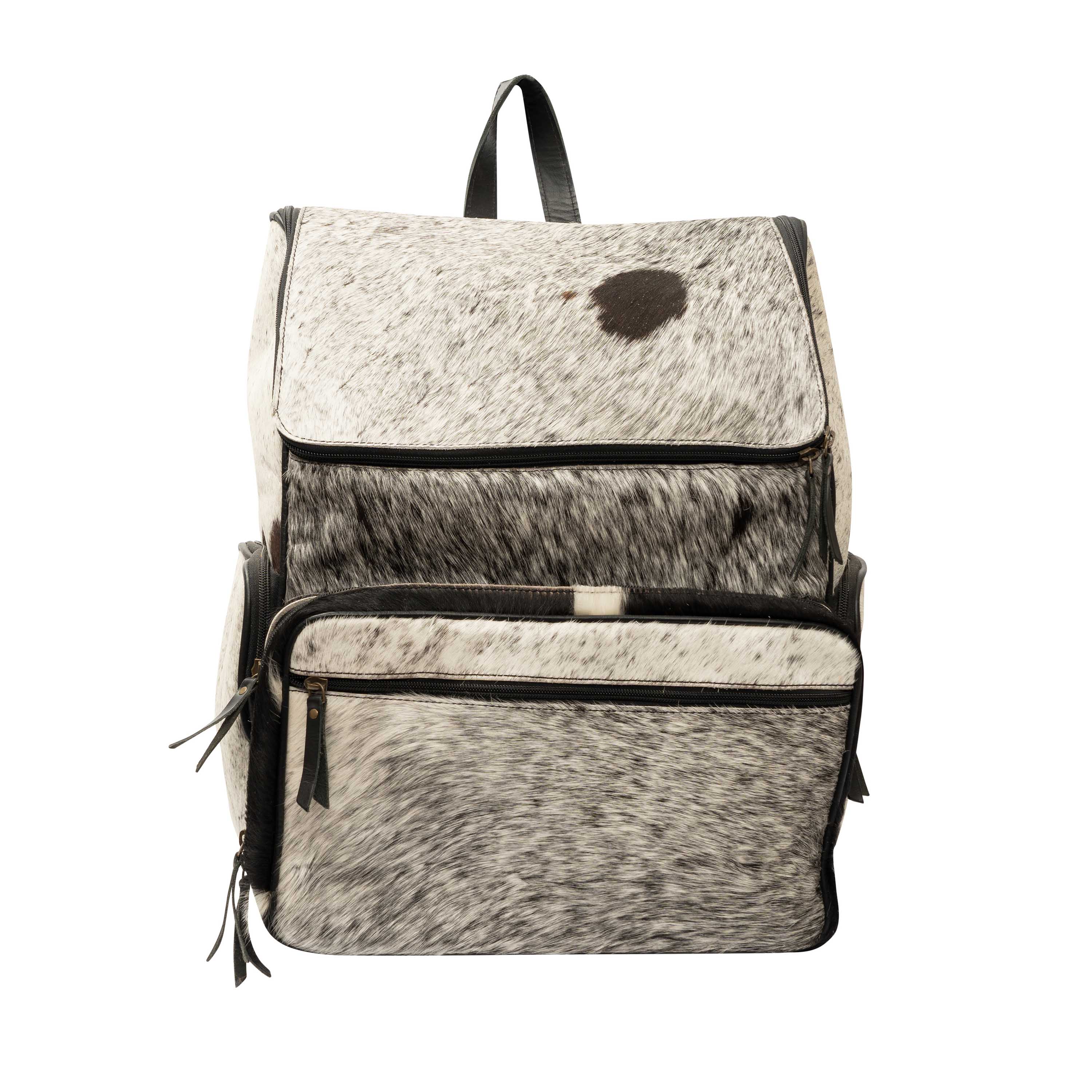 Cowhide Expandable Backpack