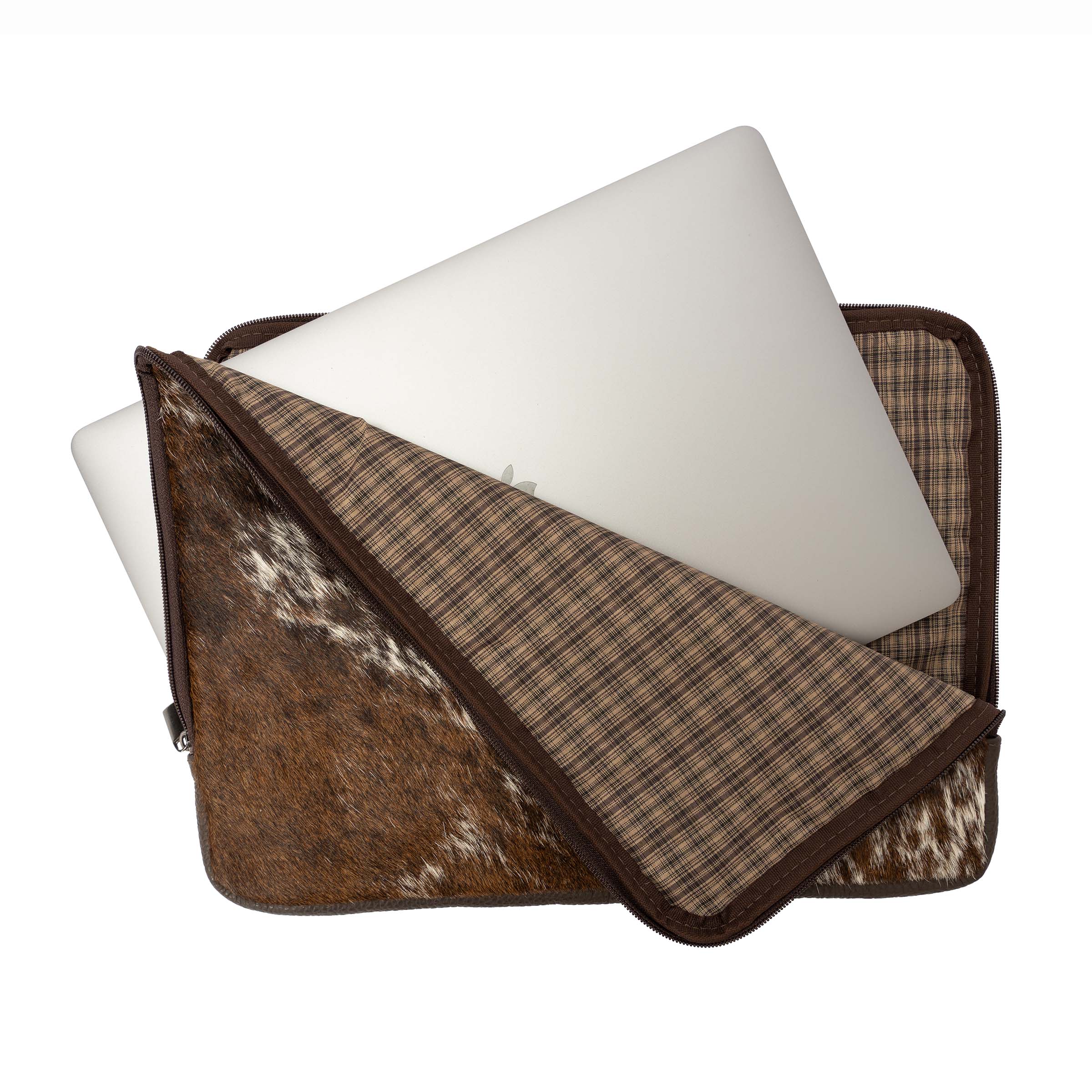 Cowhide & Leather Laptop Case