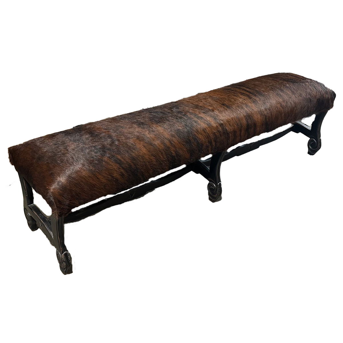 6 Foot Cowhide Bench