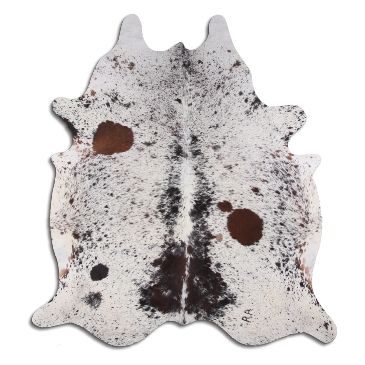 Tricolor Salt & Pepper Cowhide