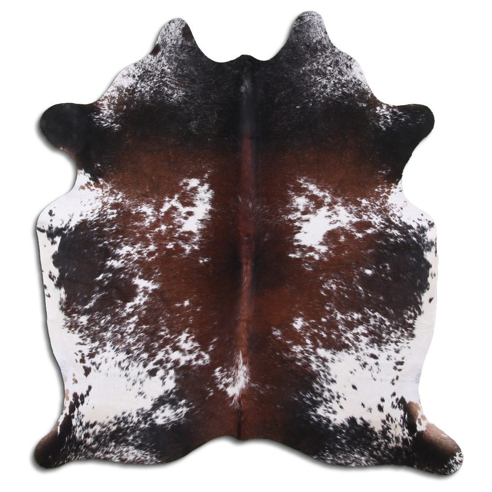 Tricolor Salt & Pepper Cowhide