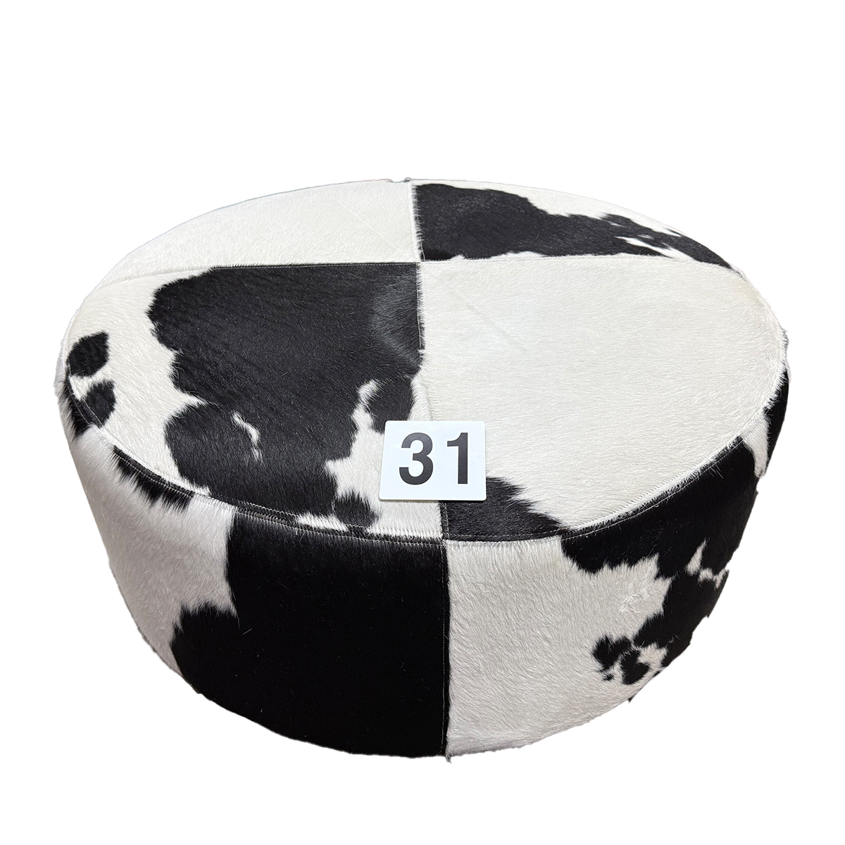 Black & White Ottoman