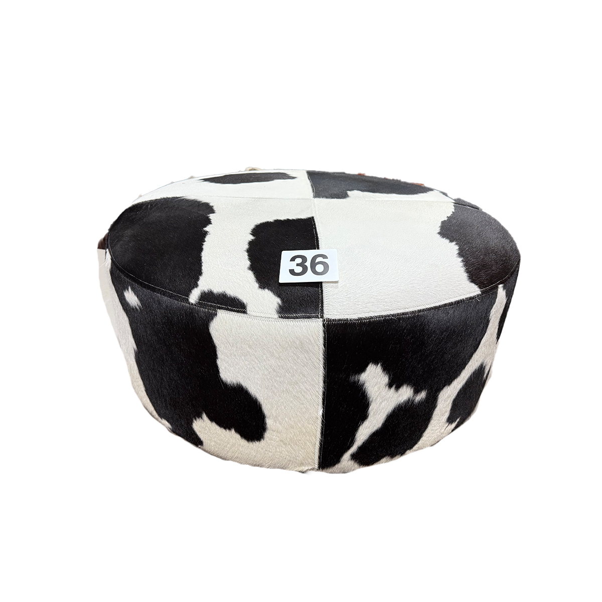 Black & White Ottoman