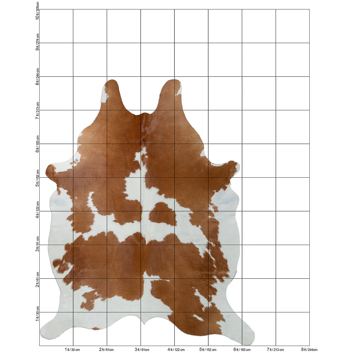 Lg Brown & White Cloudy