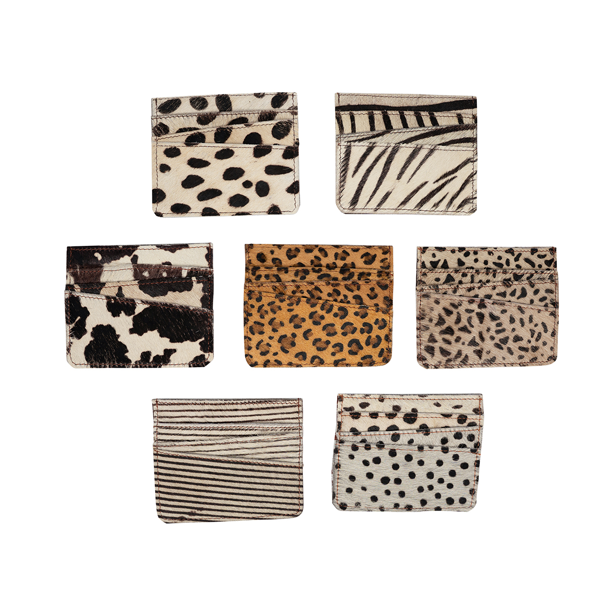 Cowhide Credit Card Sleeve Wallet
