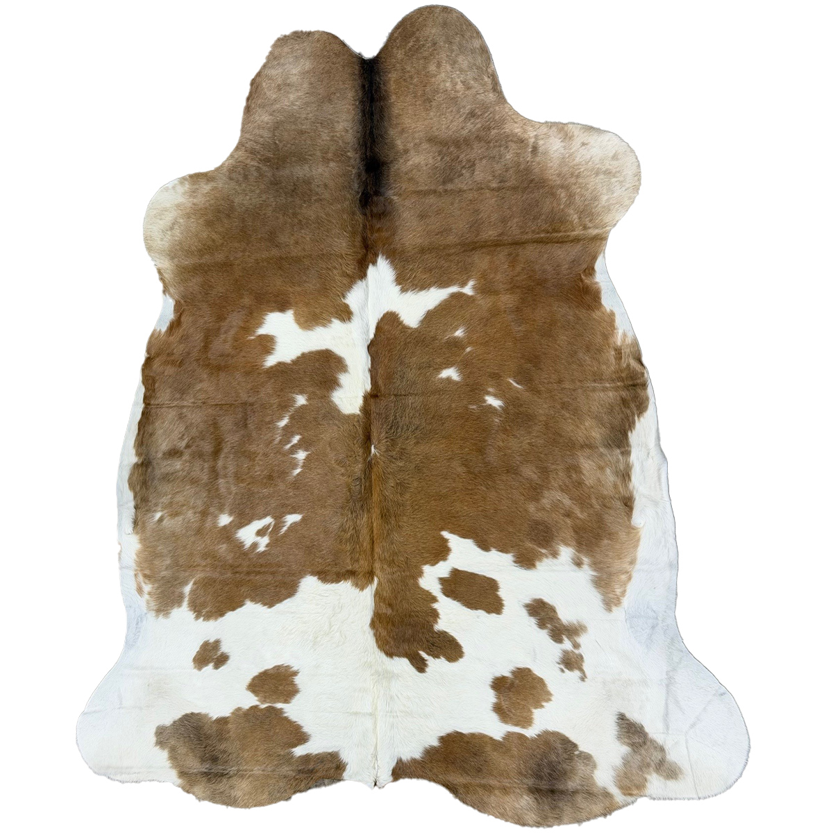 Brown & White Cowhide